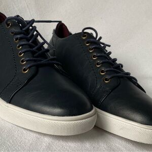 Kenneth Cole Unlisted Grove Faux Leather Sneakers Navy Blue Size 9M